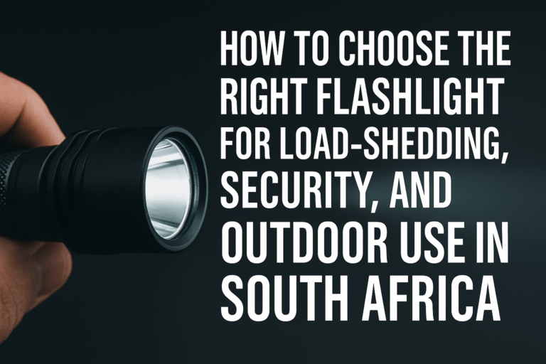 How to Choose the Right Flashlight for Load-Shedding, Security, and Outdoor Use in South Africa