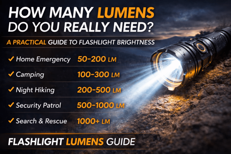 How Many Lumens Do You Really Need? A Practical Guide to Flashlight Brightness