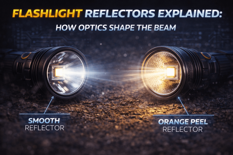 Flashlight Reflectors Explained: How Optics Shape the Beam