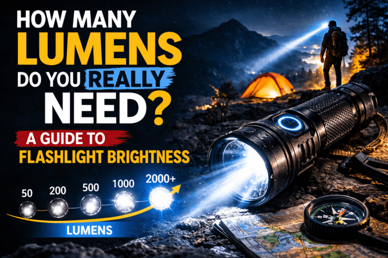 How Many Lumens Do You Really Need? A Guide to Flashlight Brightness